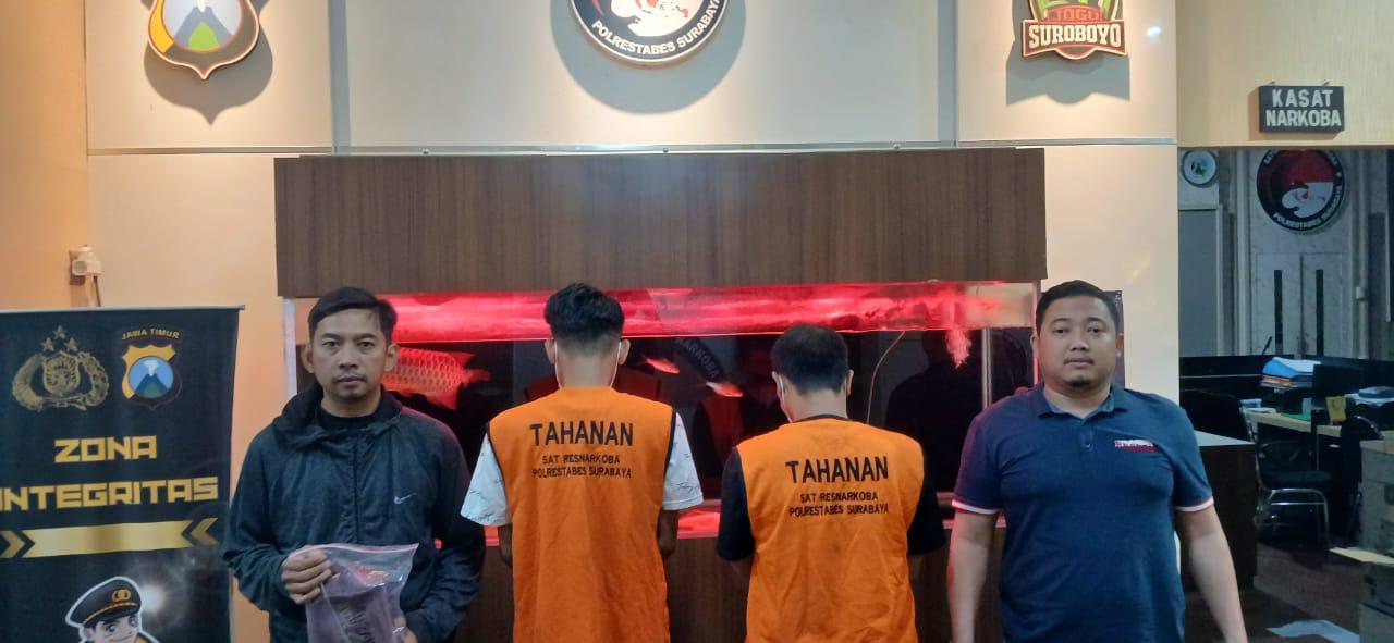 Dua Pengedar Sabu, 250,16 Gram Barang Bukti Disita di Amankan Polrestabes Surabaya