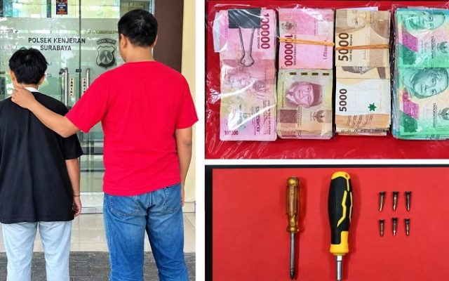 Aksi Maling SDN Kenjeran Berujung Manjat Pohon, Bukan Pulang Lewat Pintu